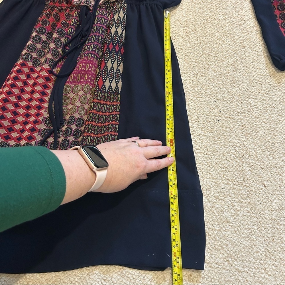 Maeve Anthropologie Rosalie Peasant Boho Chic Tie Waist Dress Size Small - Picture 15 of 15